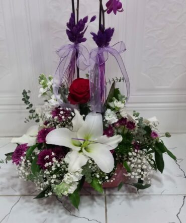 Orkide Lilyum Aranjman zc109